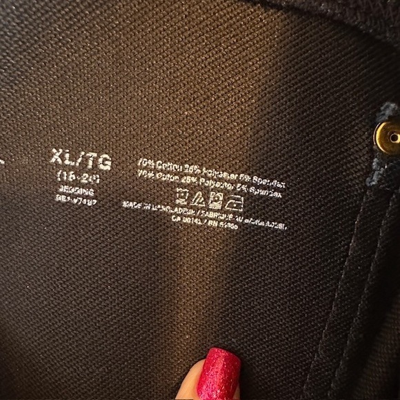 Nygard Slims Indigo Women's Pull on Dark Wash Jean Jeggings Stretch XL (18-20) - Picture 7 of 8